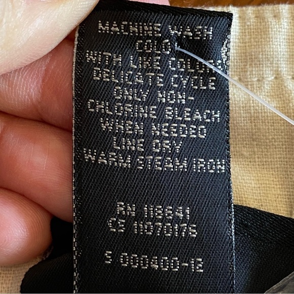 Lane Bryant Linen SZ 26 Totally Cropped Pants Cargo Pockets NEW - Picture 15 of 15